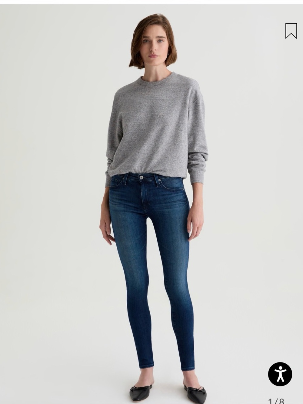 AG Farrah Skinny Jeans Mid-Rise ✨🖤